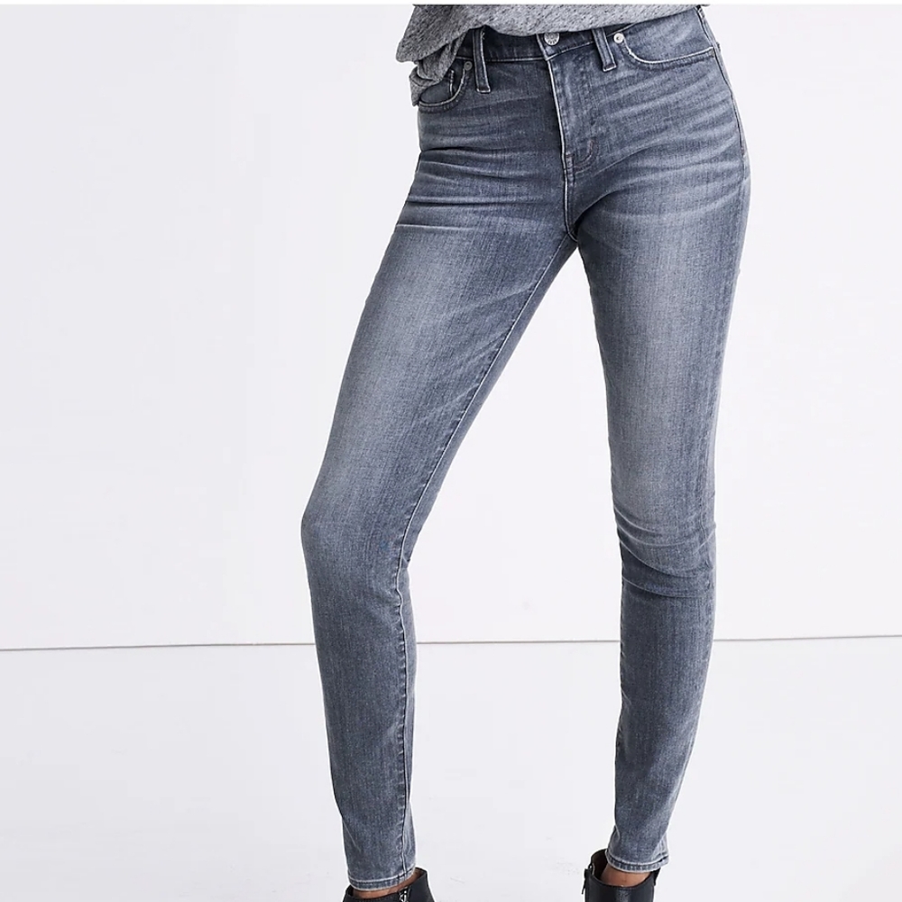 Madewell 9" High-Rise Skinny Jeans in Shaw Wash/ 30.